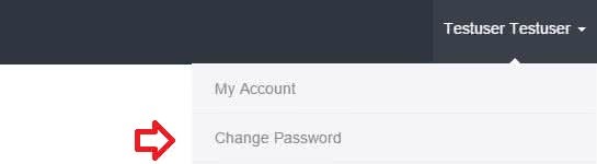 Changing password
